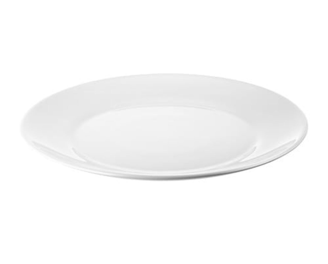 White plate