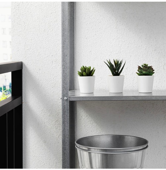 Artificial potted plant with pot (3 pack)