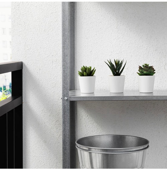 Artificial potted plant with pot (3 pack)
