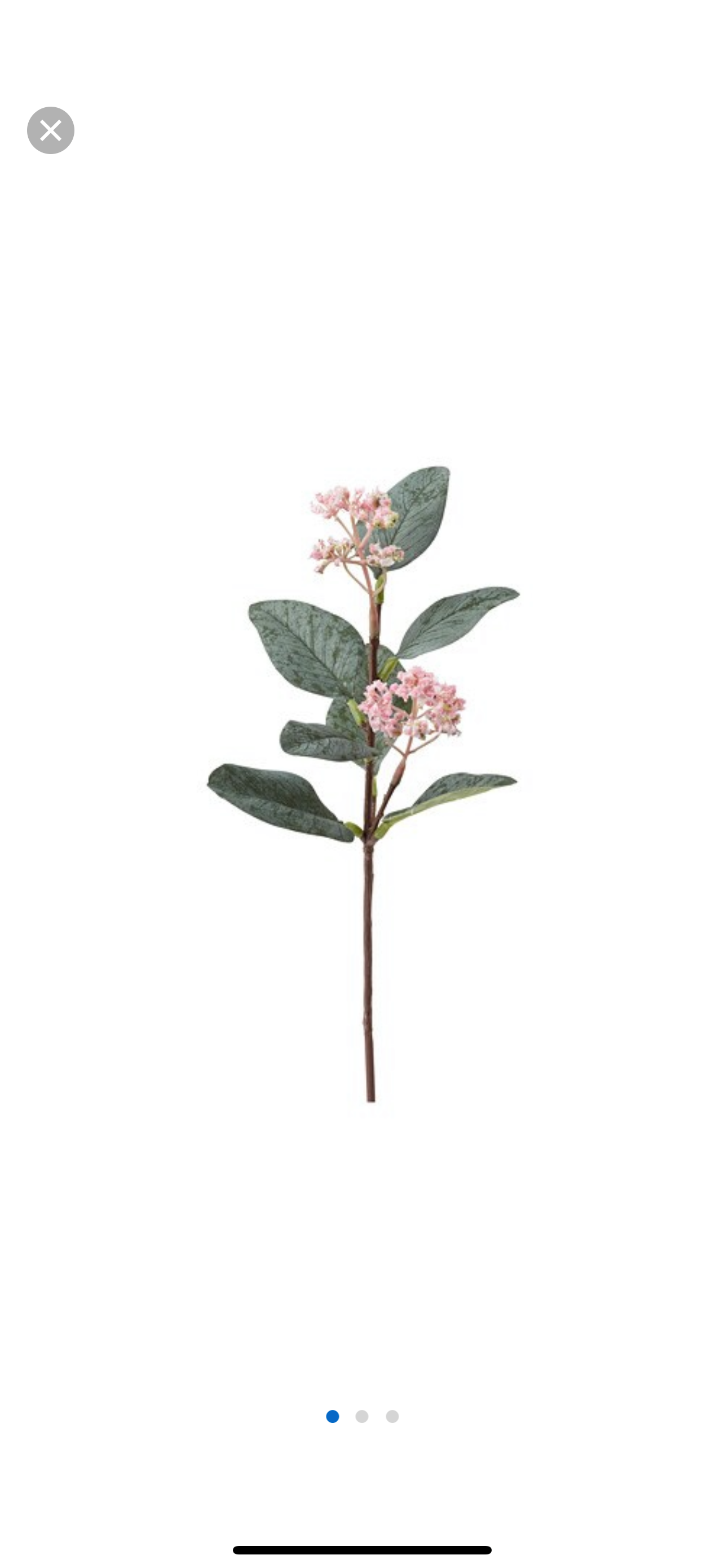 Artificial eucalyptus flower