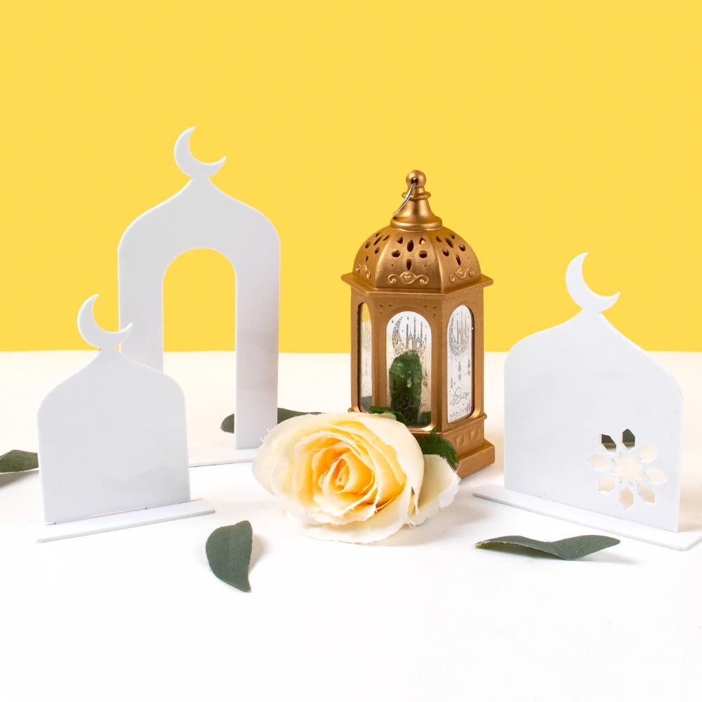 Acrylic Ramadan Kareem Tabletop Decor Mosque Design.